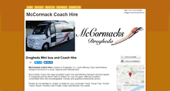 Desktop Screenshot of mccormackcoachhire.ie